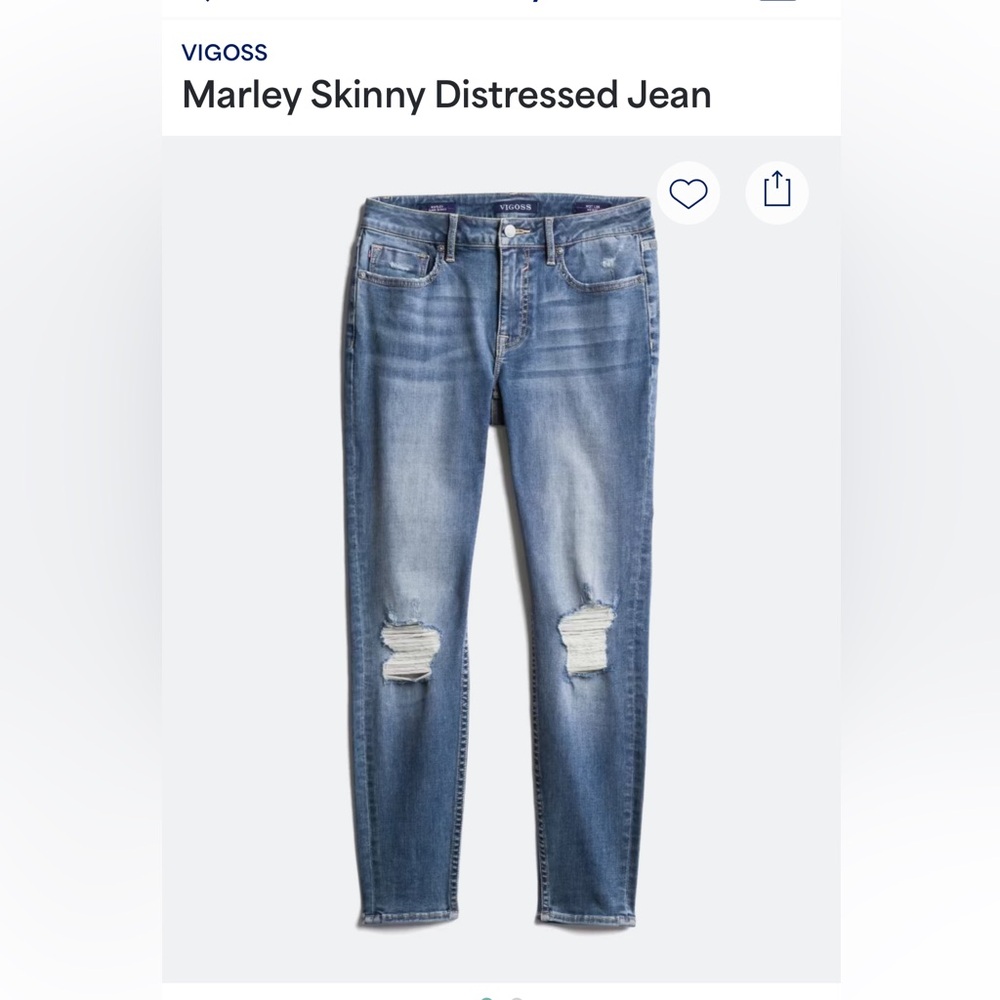 Vigoss Marley Skinny Distressed Jean Stitch Fix